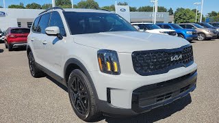 2024 PreOwned Kia Telluride EX XLine Wolf Gray in color Black Leather Interior All Wheel Drive [upl. by Airtened324]