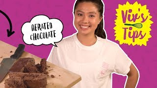 How to Make Aero Chocolate Bars  Viv’s Tips  Food Network [upl. by Haggerty]