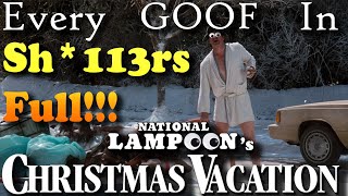 Every MISTAKE in National Lampoons Christmas Vacation 1989 [upl. by Norha]