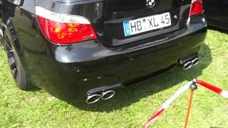 BMW 545i Supersport sound [upl. by Arteid697]