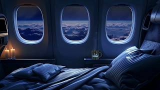 Jet Engine Airplane White Noise  Relax  Study Sleep  10 Hours Calming Flight Sound ASMR [upl. by Dlarrej]