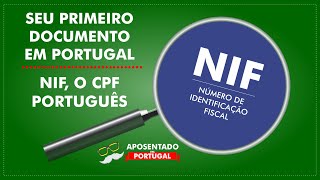 Documentação em Portugal NIF CPF português [upl. by Nare]