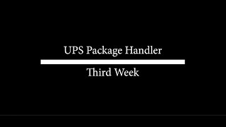 UPS Third Week [upl. by Arrimat]