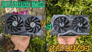 Nvidia GeForce RTX 2070 Super vs Nvidia RTX 3060 12gb  La mejor tarjeta gráfica Calidad Precio 2024 [upl. by Ahsienor]