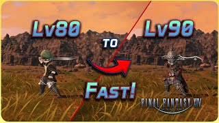 FFXIV Dawntrail Level 80 to 90 FAST Five Methods [upl. by Yruam]