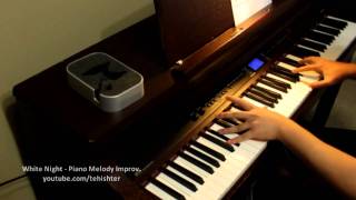 Amnesia White Night  Piano Melody w major key improvisation [upl. by Rednav]