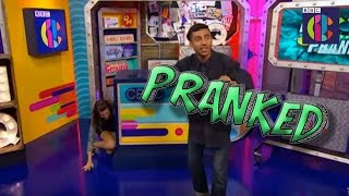 CBBC presenters PRANKED live on TV AGAIN  CBBC [upl. by Muriel]