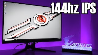 Gigabyte Aorus AD27QD Tactical Gaming Monitor 144hz 1440p QHD 1ms IPS HDR [upl. by Bauer]