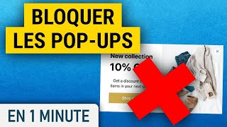 Bloquer les popups sur Chrome [upl. by Loraine]