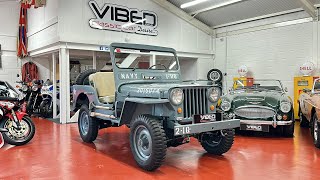 Willys Jeep CJ3A 1953 Fully Restored 2015 in Private Car Collection For Last 7 Years  NOW SOLD [upl. by Helprin]