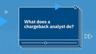 What does a chargeback analyst do [upl. by Whyte926]