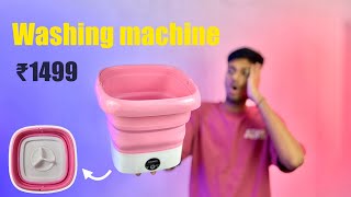 Portable Washing Machine UNBOXING⚡️₹1499 only [upl. by Ahseinek]