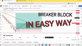 BREAKER BLOCK IN WAY  Breaker block kaise samajhe ictbreakerblock ict tradingmakesmoney [upl. by Thornie11]