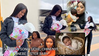 first VIDEO of Chinenye Nnebe Cudding her new born Baby amp Ruby Ojiakor Dedicate her car to Jrn Pope [upl. by Anita]