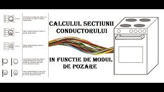 Electricianul  Calculul sectiunii conductorului in functie de modul de pozare si consumator [upl. by Gaves]