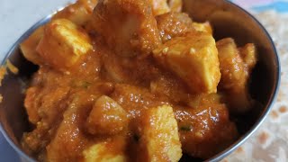 Mushroom and paneer gravy  Execellent combination for sapathi [upl. by Strohbehn]