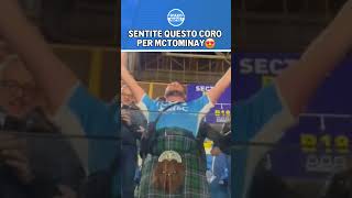 CORO PER MCTOMINAY  Tifoso SCOZZESE scatenato al MARADONA 💙 [upl. by Yramanna]