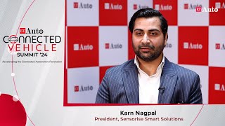 ETAuto Connected Vehicle Summit  Karn Nagpal Sensorise shares his key takeaways [upl. by Crowns925]