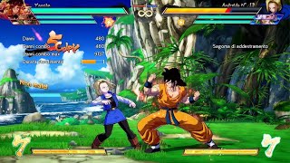 DRAGON BALL FighterZItalYamcha Style ComboDeath from AboveMidscreen [upl. by Aivlis]