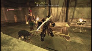 Westcliff Demon Door and Rescuing Charlie Side Quest  Fable 2 Lets Play 20 [upl. by Una]