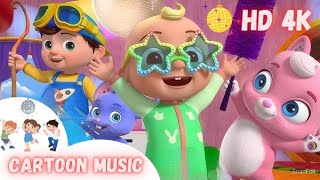 Dance song and Dance  cartoon story NurseryRhymes amp Baby Songs [upl. by Ahcurb]