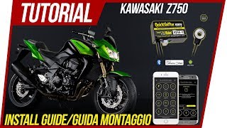 Installazione cambio elettronicoquickshifter Kawasaki Z750 [upl. by Eldwon17]