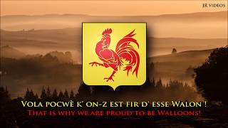 Anthem of Wallonia WLNEN lyrics  Hymne régional de la Wallonie [upl. by Orme]