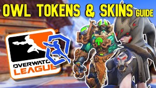 A QUICK Guide on Overwatch League Tokens and Skins Includes OWL Skin Showcase [upl. by Arte]