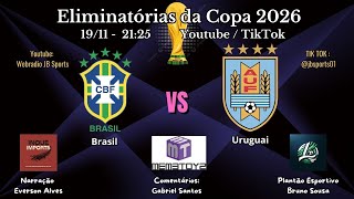 BRASIL X URUGUAI I 12° RODADA I ELIMINATÓRIAS SULAMERICANAS [upl. by Fennelly]