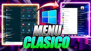 Como poner MENU INICIO CLASICO en Windows 10 ✅ Con StartIsBack En 2023 [upl. by Riek]