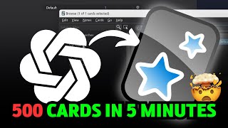 Using ChatGPT To Create Anki Flashcards in MINUTES Save Time in Medical School [upl. by Enellek446]