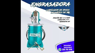 Engrasadora 30 L Neumática  Total  Tecnotire [upl. by Eekram]