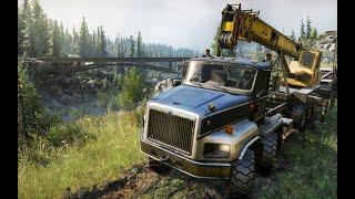 Jatt driving Heavy Duty Trucks in Russian Forest [upl. by Eerb]