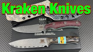 Kraken Knives  Custom made fixed blades from Australia [upl. by Halland]