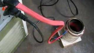 Induction heater from scrap electronic parts [upl. by Dilly]