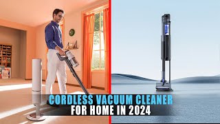 5 Best Cordless Vacuum Cleaner for Home in 2024 [upl. by Aisatsana]