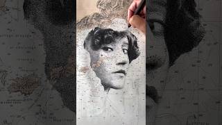 Colette en pointillisme pointillism art drawing stipplingart colette dot dots sttropez [upl. by Kyle154]