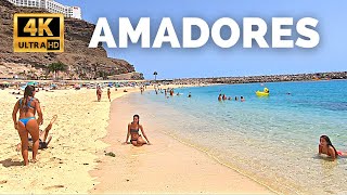 AMADORES Gran Canaria Beach Walk Spain 4K [upl. by Eadas703]