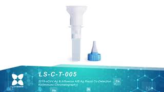 LONGSEE selftest 2019nCoV Ag amp Influenza AB Ag Rapid CoDetection KitImmunoChromatography [upl. by Auqenahc912]