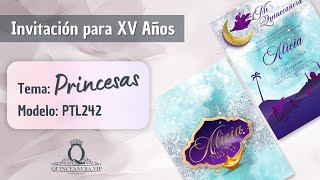 🧞‍♂️ Revela la Fantasía de las Invitaciones de 15 Años de Princesa Jazmín en QuinceañeraVIP 🧞‍♂️ [upl. by Uriisa647]