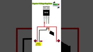 Negetive voltage regulator  LM7912  Voltage Regulator LM7912 Connection  LM7912 Diagram [upl. by Bortman]