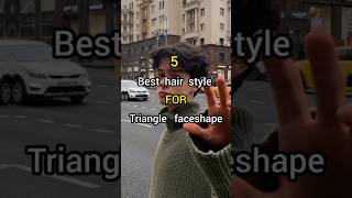 Triangle face shape hair styles guys🌟🌟shorts glowup glowingskin hairstyle styles viral [upl. by Yddor107]