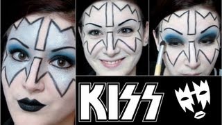 KISS Makeup  The Spaceman Ace Frehley  VivaGlamLana [upl. by Enitnelav]