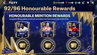 WOW OFFICIAL HONOURABLE MENTION UTOTY IN FC MOBILE 24  NEW TOTY EVENT amp FREE REWARDS FC MOBILE [upl. by Aneerhs422]