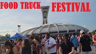 Food truck  Festival Street food Montréal  Olympic Park Esplanade  Montréal Canada [upl. by Atkins]