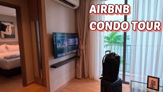 Tierra Residences Airbnb Condo Tour in Bangkok Thailand 🇹🇭 [upl. by Emmey]