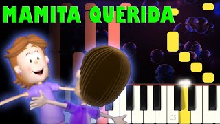 Biper y sus amigos  Mamita querida  Piano Cover  Tutorial  Karaoke [upl. by Kobi]