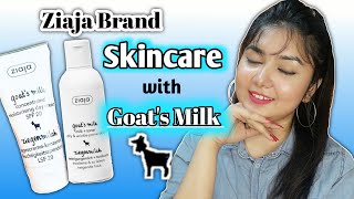 SKINCARE with Goats Milk  ZIAJA Goats Milk Cleanser amp Cleansing Toner Review  ZIAJA BANGLADESH [upl. by Aihtnic]