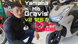 Quick review 2024 Yamaha Mio Gravis V2 125 fi byahenifrank1015 [upl. by Riesman]