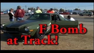 F Bomb Camaro Goes to the Track Nelson Racing Engines BigJackTurbo [upl. by Wang]